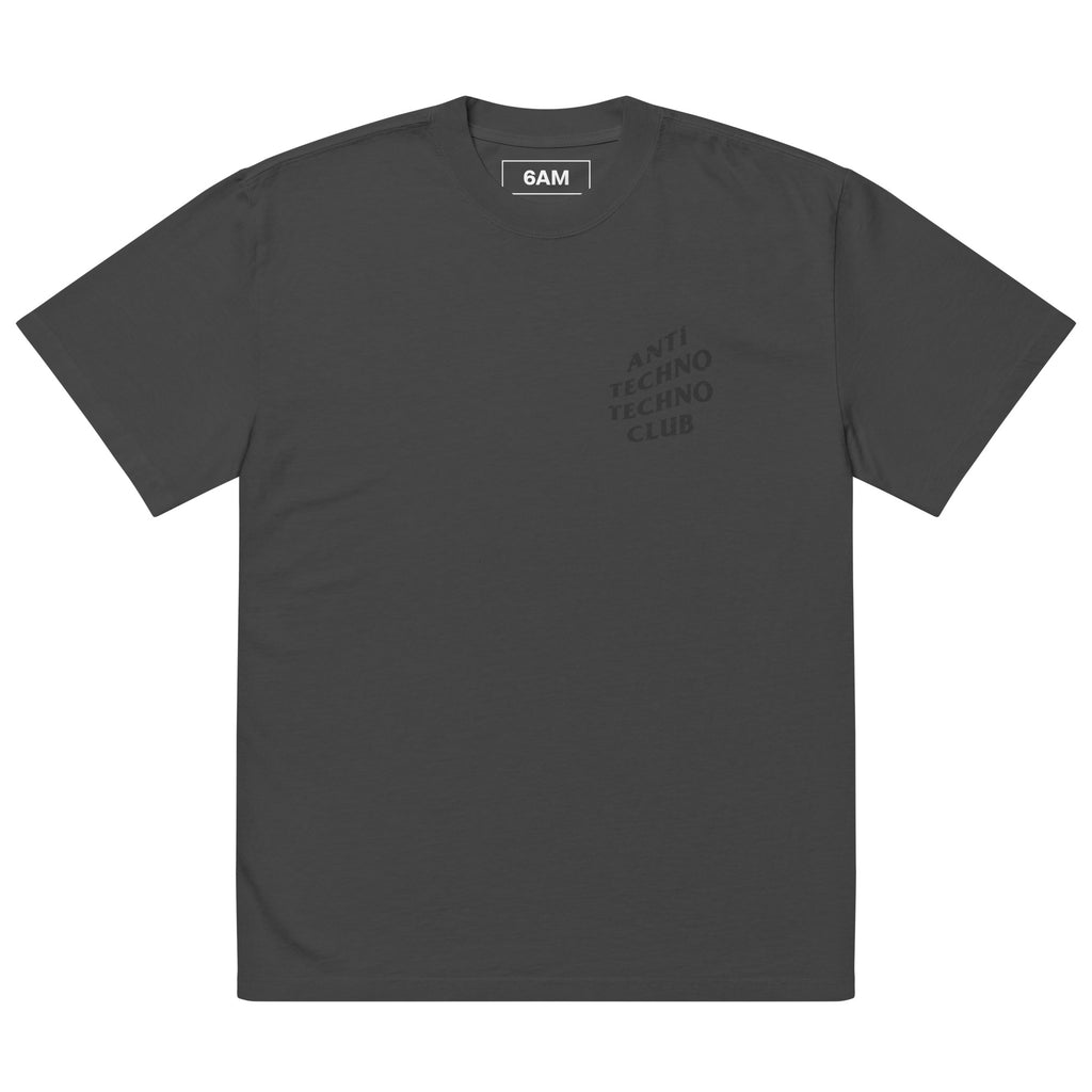 Anti Techno Techno Club Heavy Tee (Faded Black)