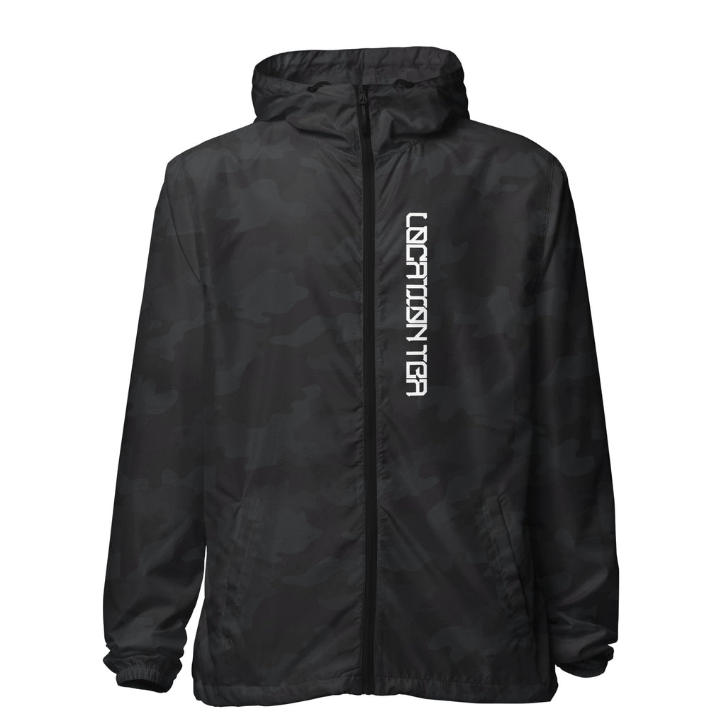 Location TBA Windbreaker Jacket (Black Camo)