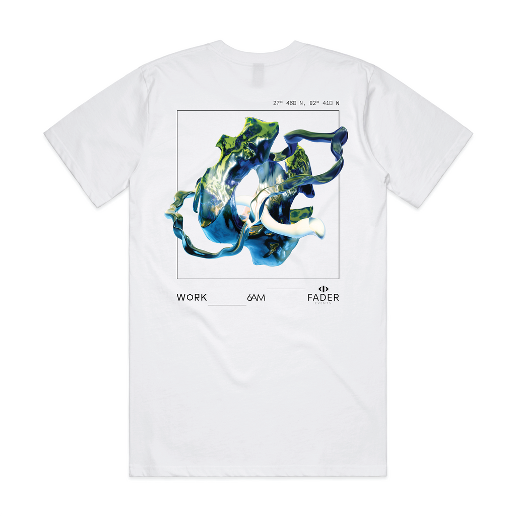 WORK x Fader - Slime Tee in White